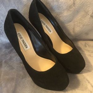 New Black Suede Pumps | Steve Madden size 5.5